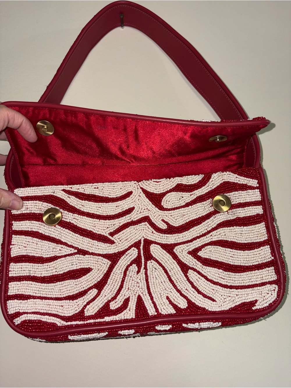 STAUD TOMMY BEADED SHOULDER BAG - Picture 14 of 15